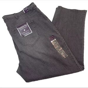 Gloria Vanderbilt Amanda Jeans Brown Slimming Effect Tapered Leg NWT Sz 24W Avg